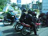 Бангкокские мотоциклисты